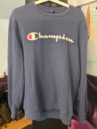 Champion Pullover, Grösse L, Dunkelblau - Top Zustand!