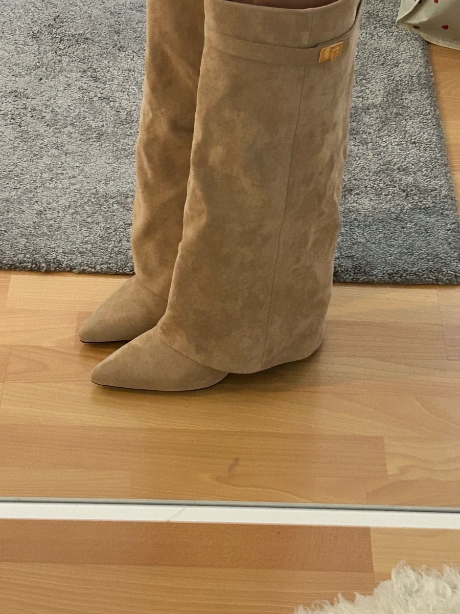 Scarpe da donna: Leder Stiefel, beige, Gr.42 – Nuovo (secondo la descrizione) da dietlikon venduto da lele_7ll 4