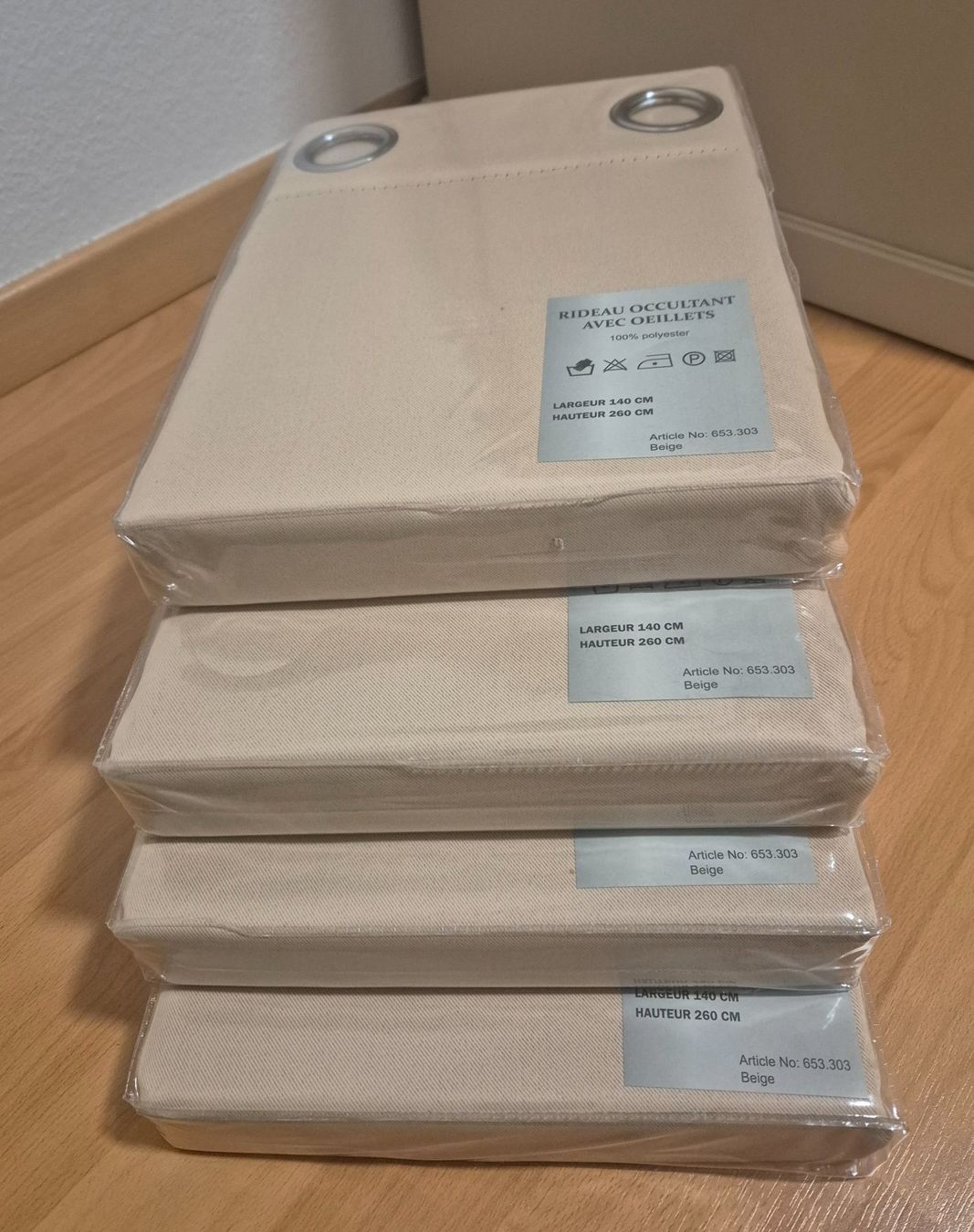 Tende: Ösen Verdunkelung Vorhänge – Nuovo e nell'imballaggio originale da Mellingen venduto da Loewe2006