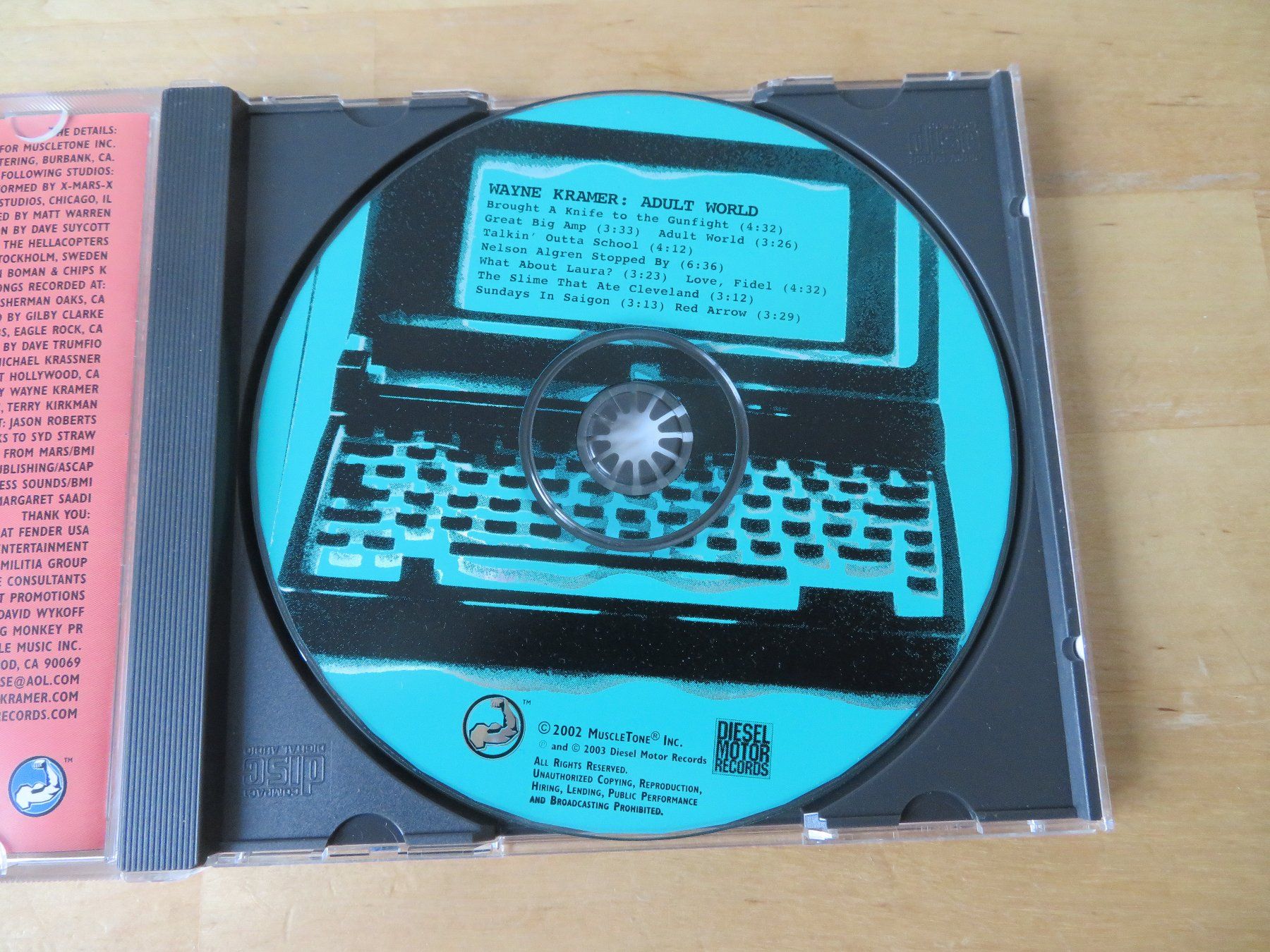 CD: WAYNE KRAMER (MC5) "Adult World" – Usato da zürich venduto da Goldimmund 3