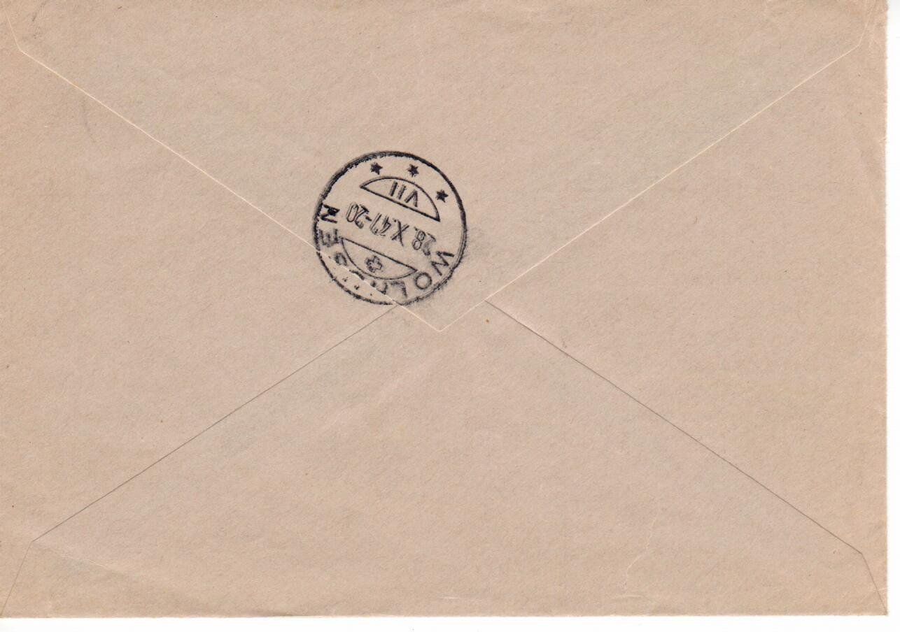 Alle Briefmarken: Brief, Malters - Schachen 1947 – Gebraucht aus Wolhusen von Curver9 1