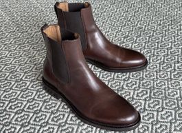 Navyboot Chelsea Boots Brown Leather Size 40 New