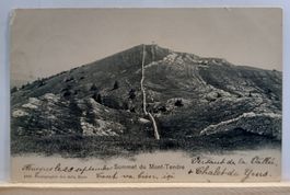 VD, Uralt, Sommet du Mont -Tendre, 1902, gelaufen