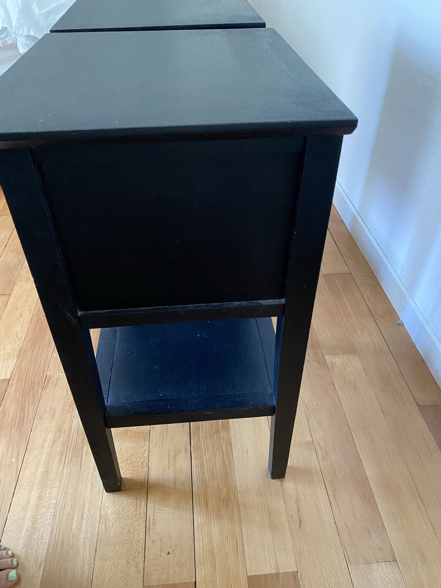 Tables de nuit: 2 schwarze Nachttische – D'occasion à Winterthur par JasonHa 4