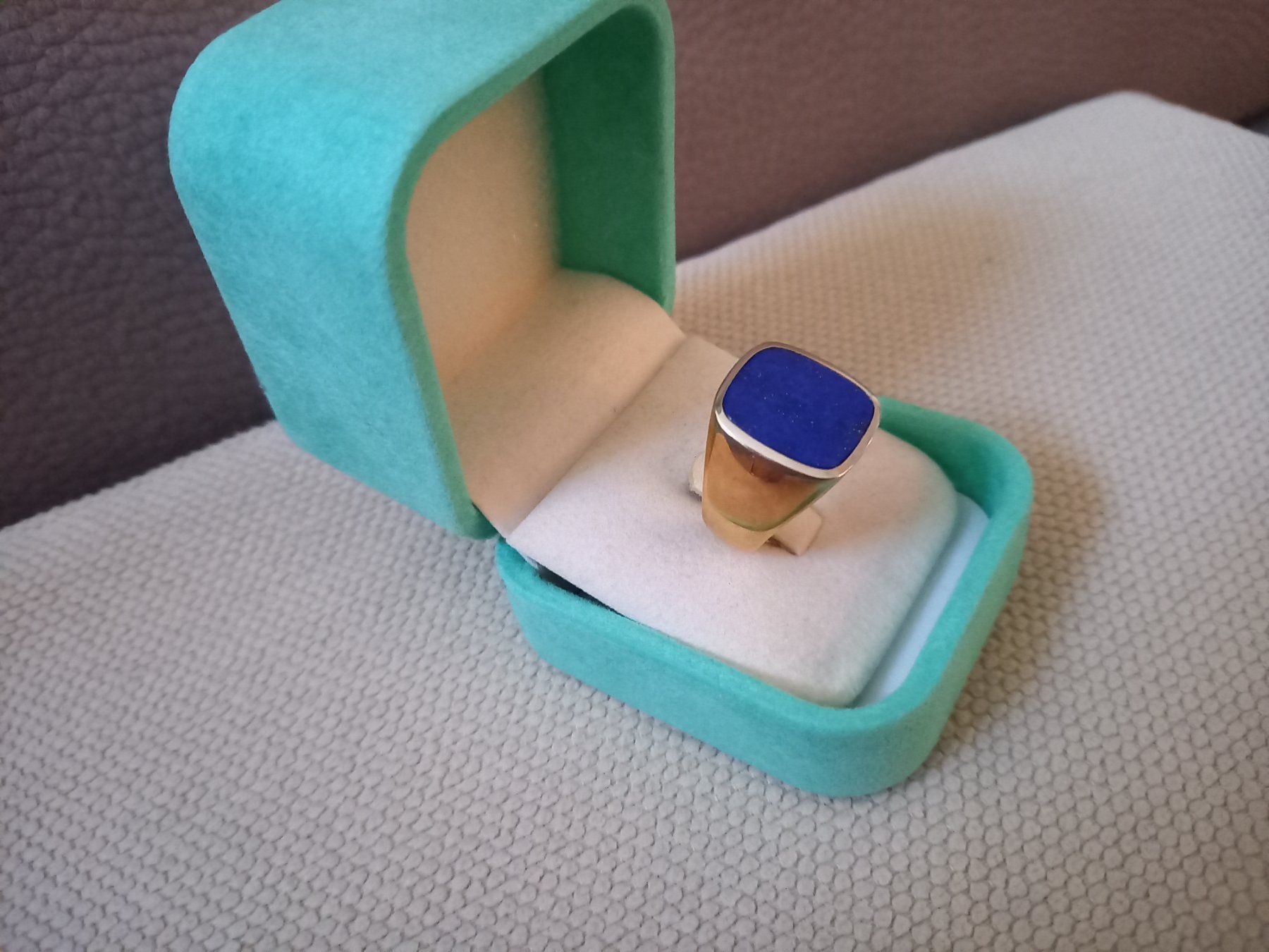 Ringe: Sehr schöner Herrenring mit Lapislazuli – Gebraucht aus Rickenbach LU von pepan44 2