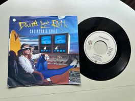DAVID LEE ROTH VAN HALEN tolle Single Kult Califorina  80's