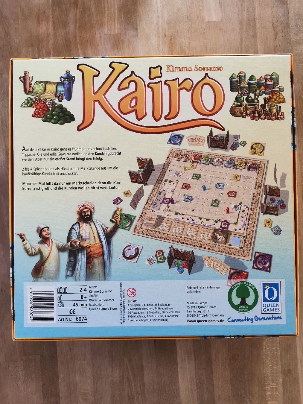 Giochi: Brettspiel Kairo (Queen Games) – Usato da Frauenfeld venduto da cwalter01 1
