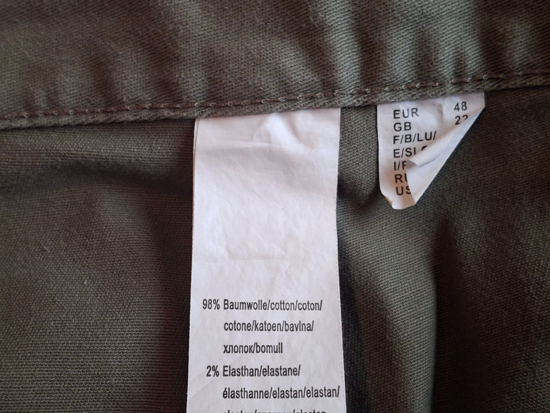 Hosen: Pantalon vert olive taille 48 marque AproductZ 98% coton – Gebraucht aus Villiers von san_jn5w 4