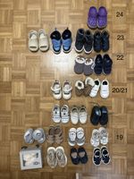Kinder Schuhe Grösse 19-24 —Elefanten, Adidas, H&M, Nike….