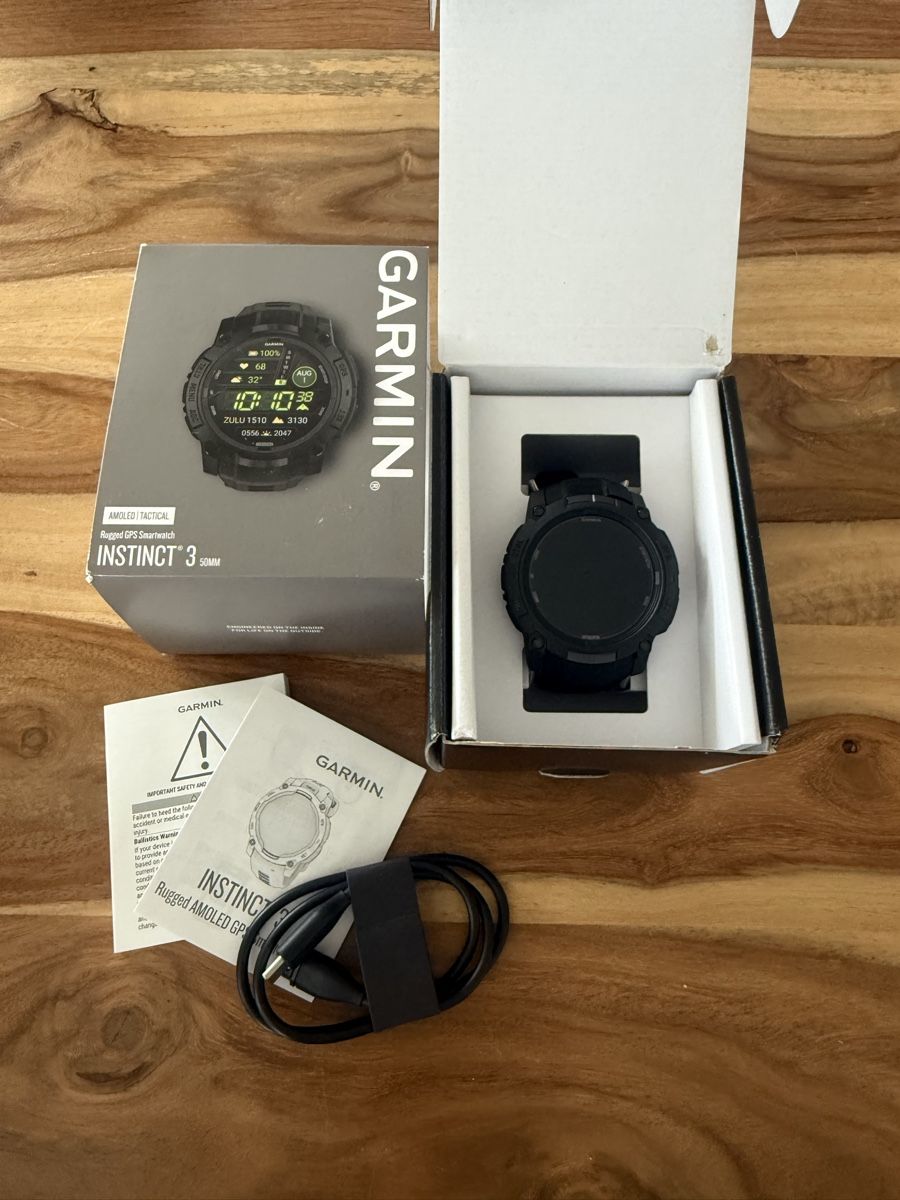 Garmin Smartwatch: GARMIN Instinct 3 Tactical AMOLED Edition – Nuovo (secondo la descrizione) da Stäfa venduto da Gz_752 1