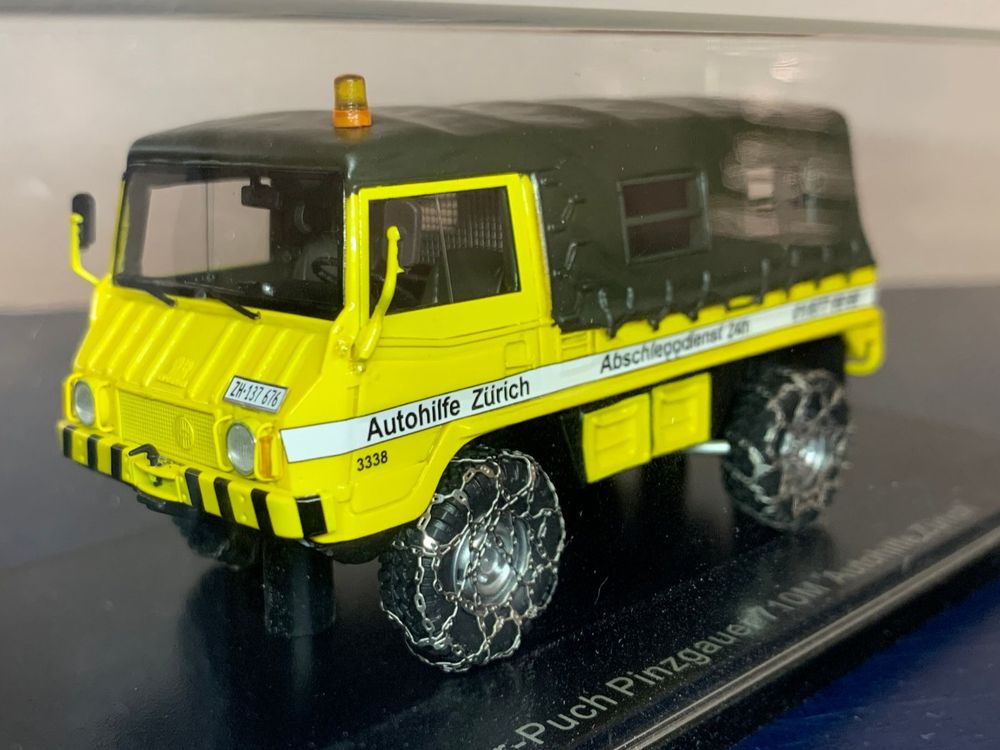 Miniature ACE Arwico 1/43 Pinzgauer 710M Avec Bouclier - Neuf, Modèle Fini