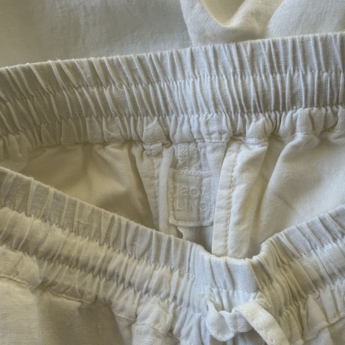 Pantaloni: 120% LINO White Linen Pants – Nuovo (secondo la descrizione) da Emmen venduto da Avviivva_Com2023 6