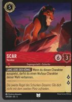 TCG LORCANA 5SSK HIMMELS LEUCHTEN De 109 Scar - Verräter