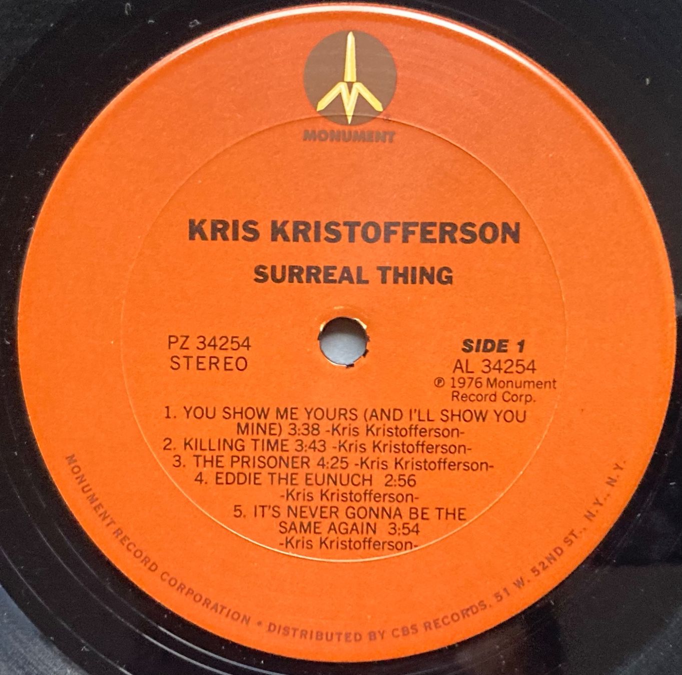 Dischi in vinile: KRIS KRISTOFFERSON - SURREAL THING – Usato da Poliez-Pittet venduto da Newtown-Records 3