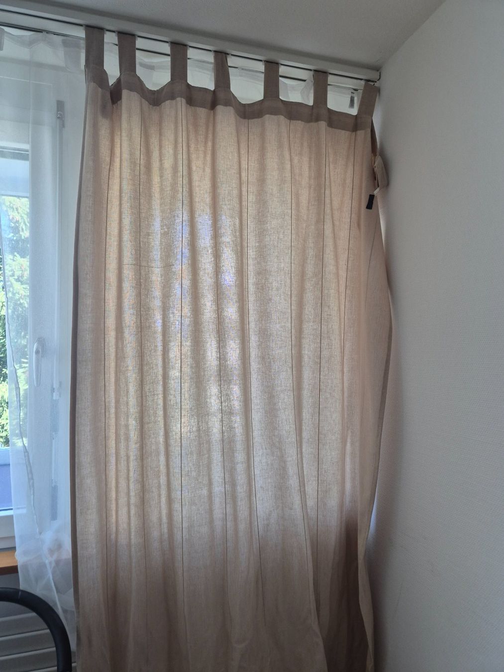 Tende: 2 Ikea Vorhänge beige mit Schlaufe – Usato da Horgen venduto da jkaufmann93 1