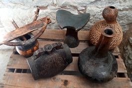Lot antiker afrikanischer Gegenstände
