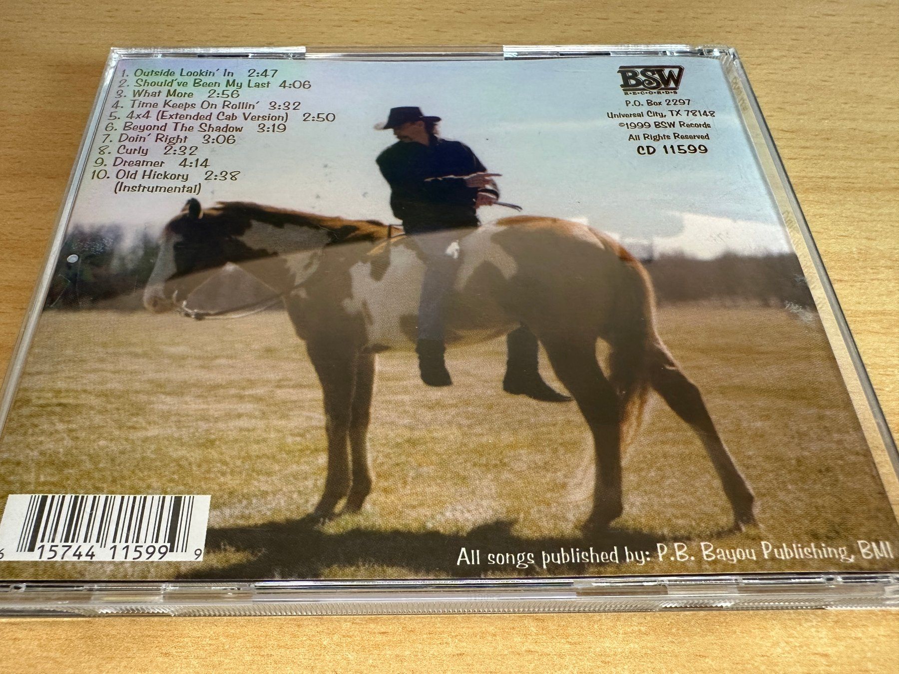 CD: Brad Lee – Outside Lookin' In – Usato da Rikon im Tösstal venduto da Alpenmutz 1