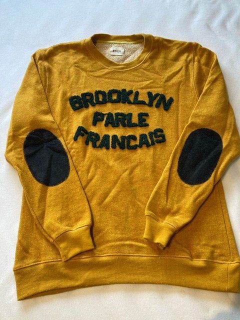 Maglioni & Felpe: BWGH "BROOKLYN PARLE FRANCAIS" Vintage Pullover – Usato da Flawil venduto da bridge28