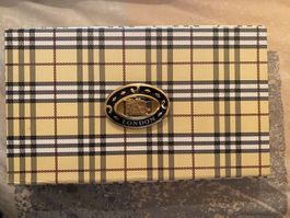 Burberry's Ansteck Brosche Vintage, gold/schwarz, 5x3.5cm