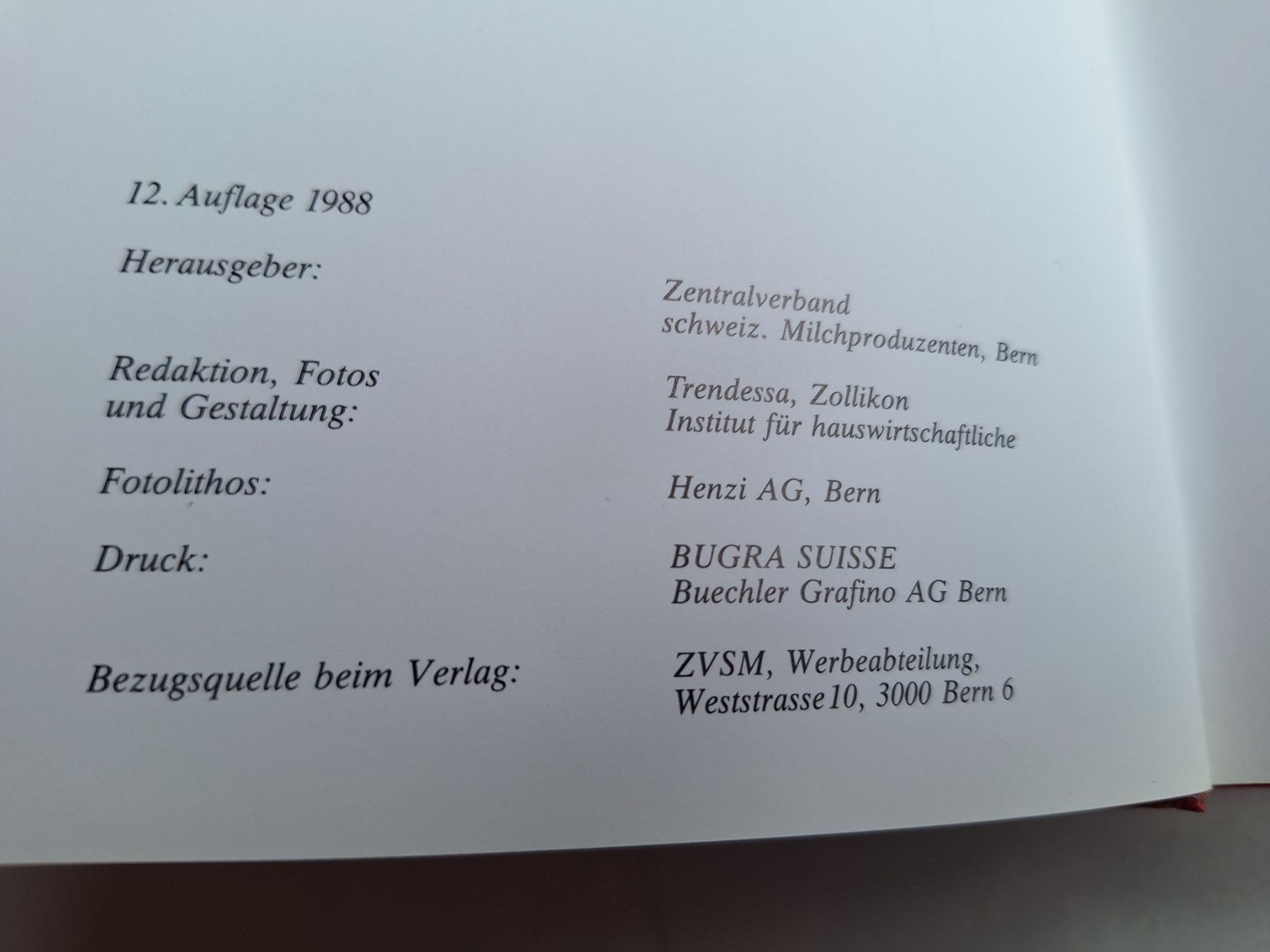 Libri: BUTTERBUCH 1988 -- NOSTALGIE KOCHBUCH – Usato da Huttwil venduto da Kunterbuntli 1