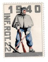 Soldaten Briefmarke