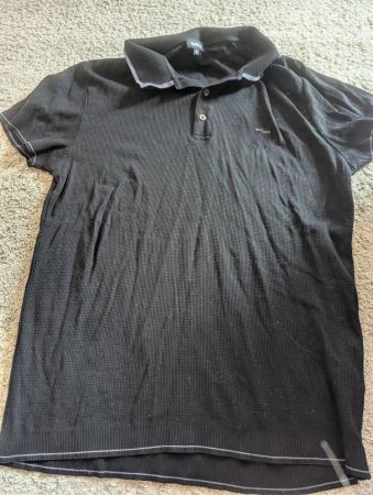 Schickes schwarzes Poloshirt  Grösse XL