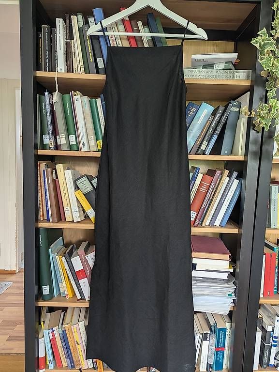 Vestiti: Massimo Dutti schwarzes Kleid Leinen S – Usato da Zürich venduto da lin_6dtc 1
