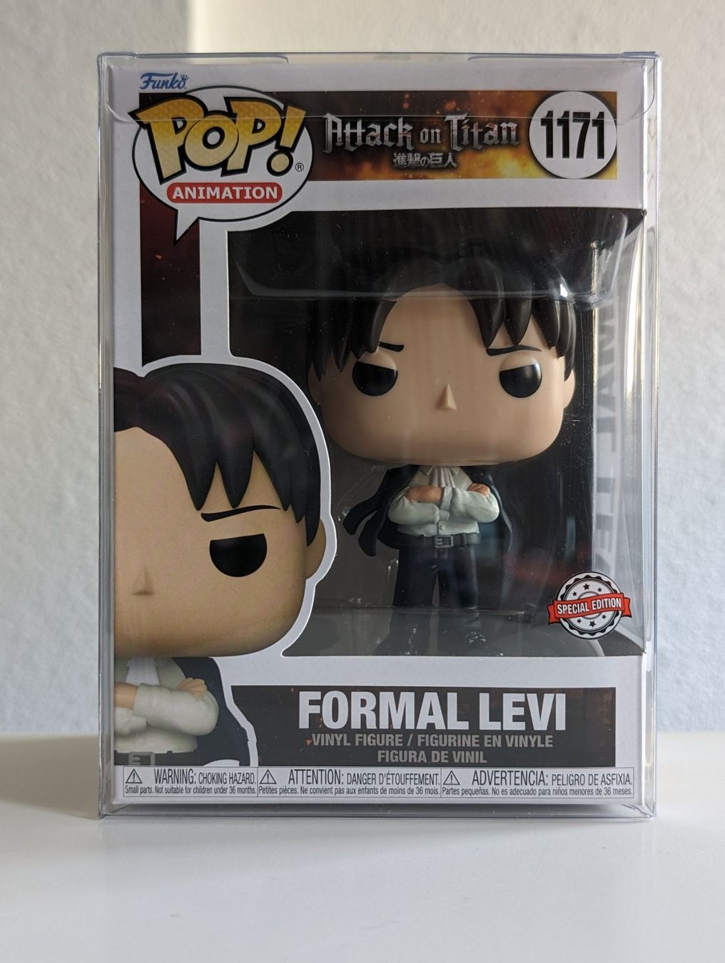 Funko Statuette: Funko Pop! - Attack on Titan - Formal Levi - 1171 – Nuovo (secondo la descrizione) da Frauenfeld venduto da pakschual