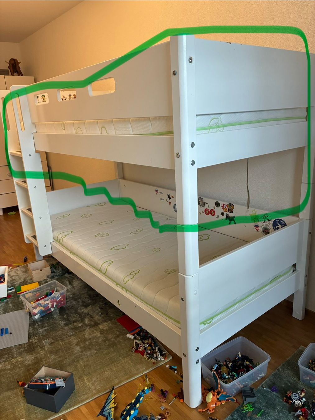 Flexa Lits: FLEXA Bett inkl. Hochbett Set – D'occasion à Zürich par elena8marco 1