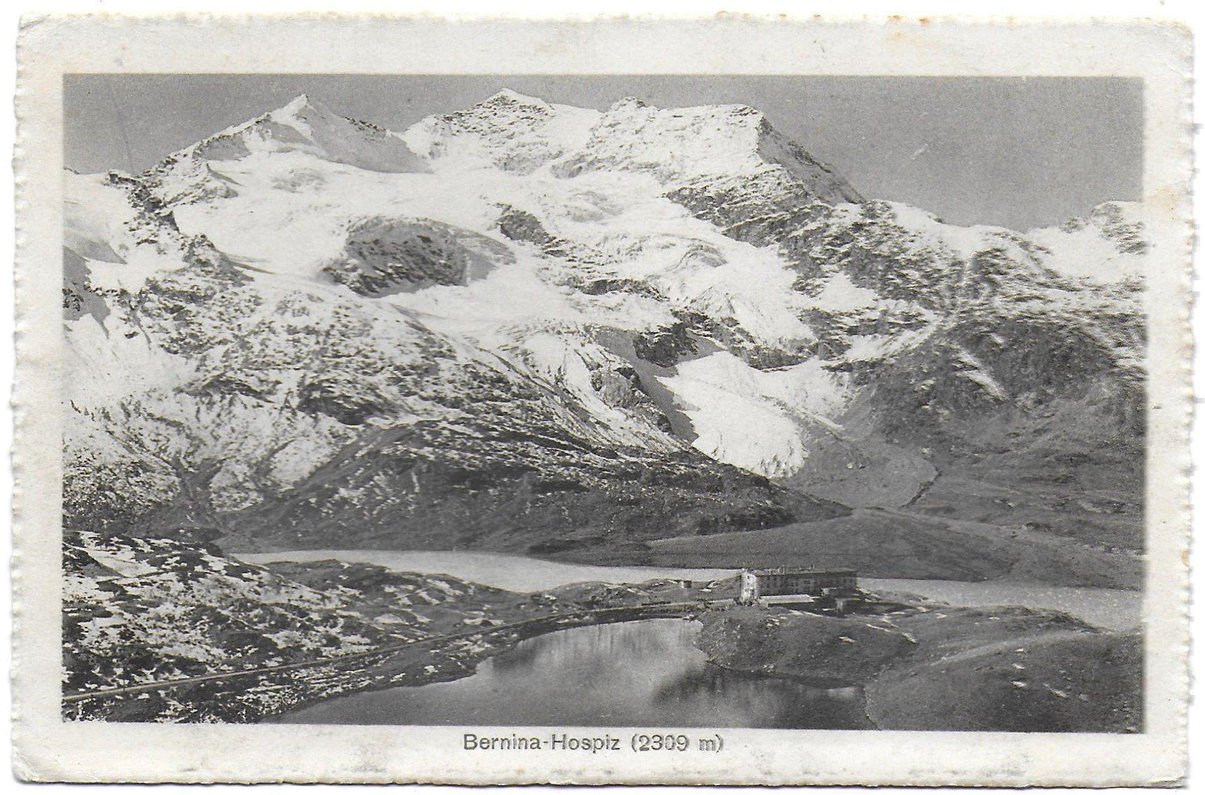 Cartoline postali: Bernina - Hospiz  (2309 m) – Usato da Kloten venduto da kanschweiz