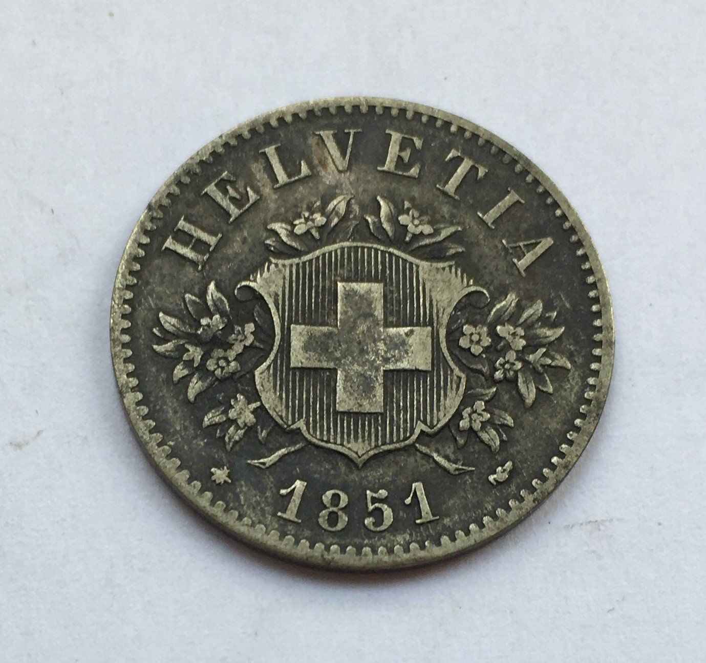 Toutes les monnaies: 1851 20 Rappen vz+ – D'occasion à Kirchberg SG par Helveticus00