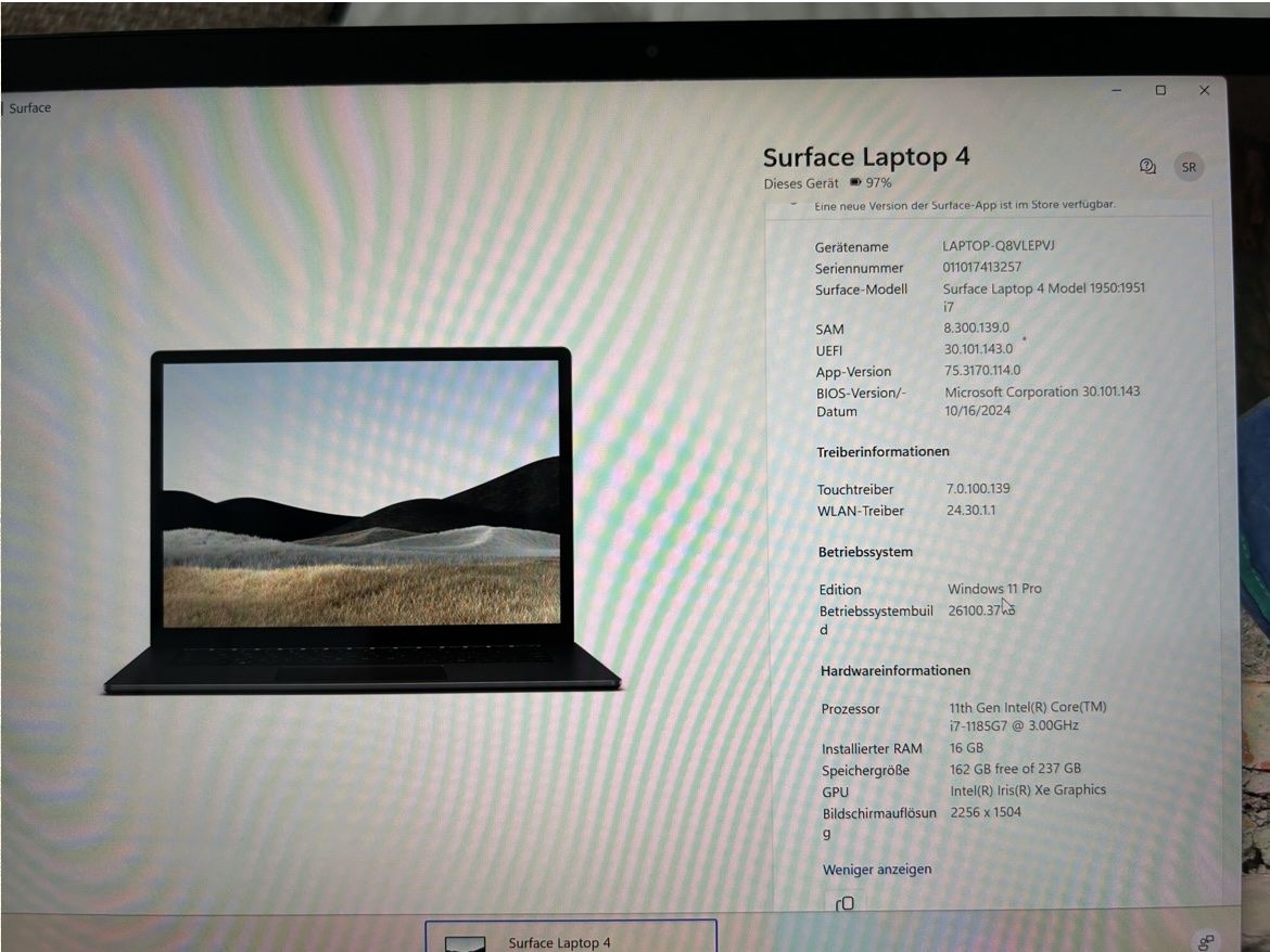 Microsoft Notebooks: Microsoft Surface Laptop 4  – Neu (gemäss Beschreibung) aus Eglisau von Sophielepriv 6