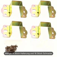 20-teiliges Holz-Bettstützen-Set, Stütze,16 Schrauben