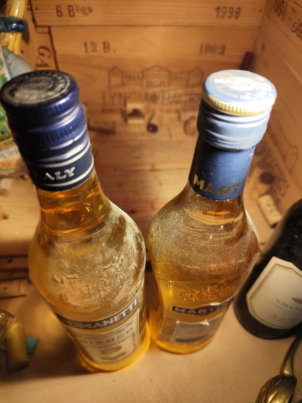 Martini Bevande alcoliche: Aperitivo Romanetti e Martini Bianco  – Nuovo e nell'imballaggio originale da Büsserach venduto da Vintage-vins 2