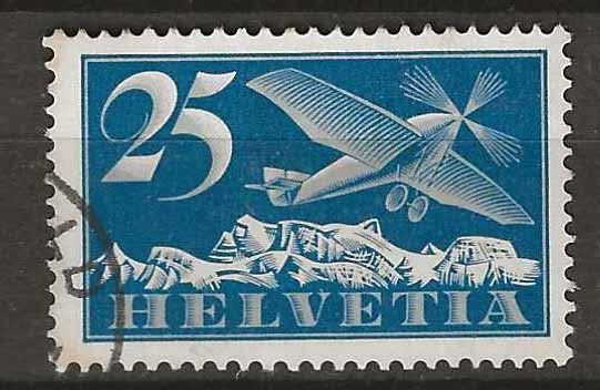 Alle Briefmarken: PA005z - Pro Aero F5z obl. – Gebraucht aus Trélex von Phil_Albert
