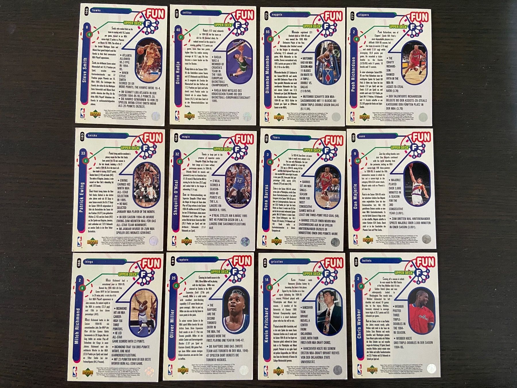Nba Carte collezionabili: NBA Sammelkarten Upper Deck Fun – Usato da Muttenz venduto da bargain_hunter 1