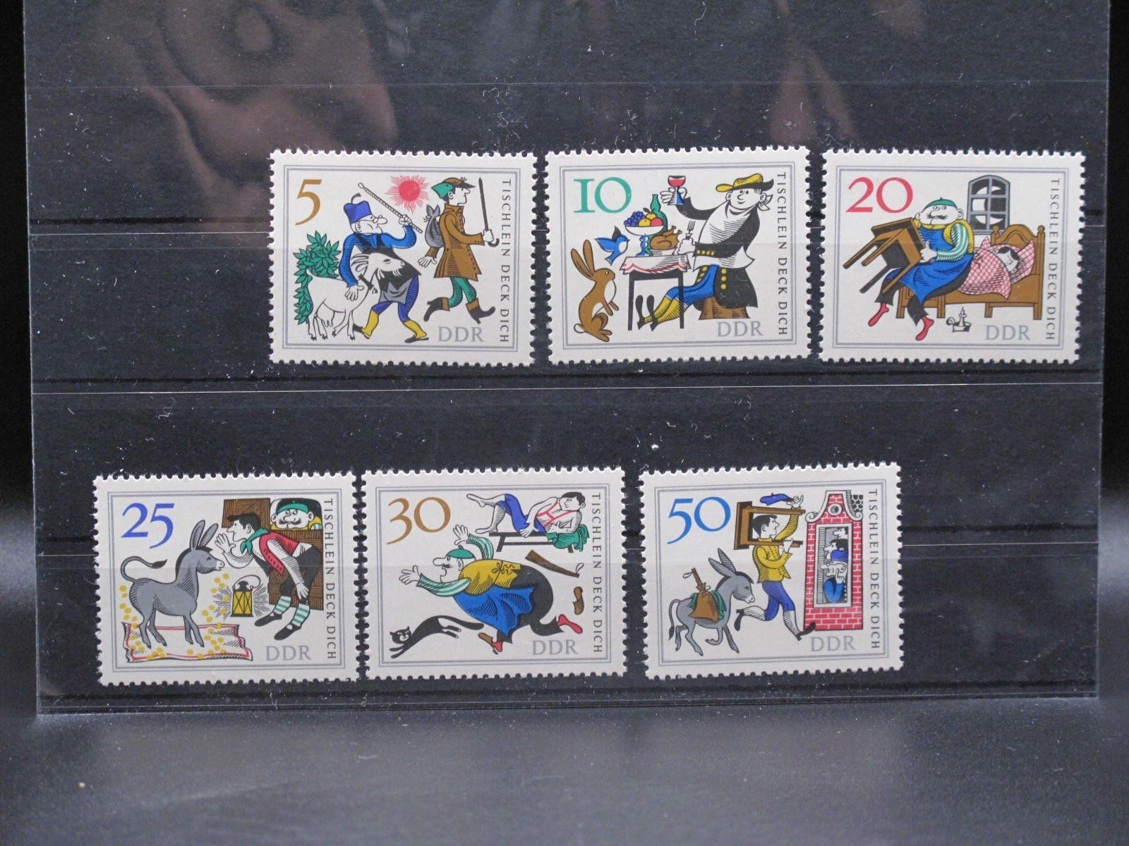 Tutti i francobolli: DDR 1966 Tischlein deck dich  ** – Usato da Wil SG venduto da fva01