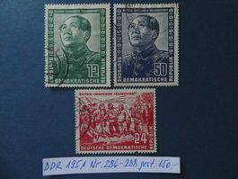 DDR 1951 Nr. 286-288 gestempelt