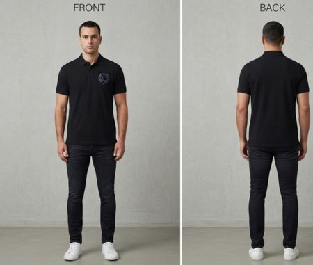 Polo Just Cavalli noir taille M 