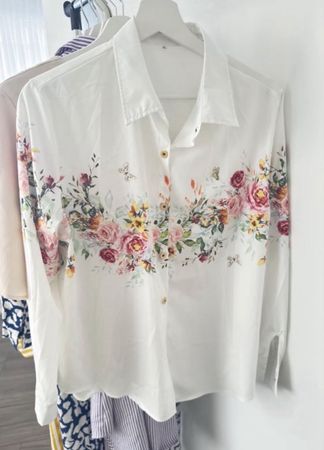 Damen Hemd Gr. L/XL | Floral