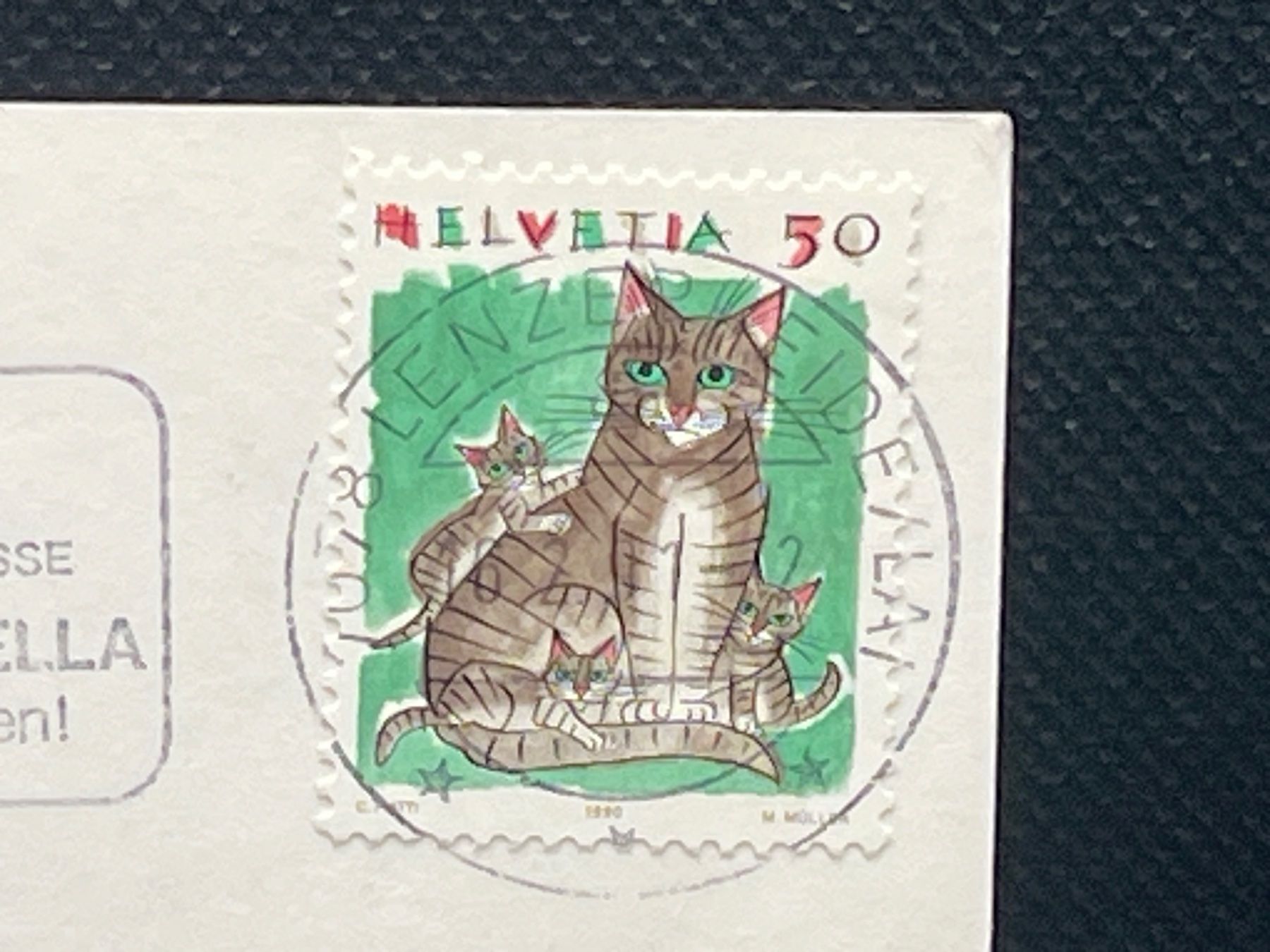 Cartoline postali: Lenzerheide-Valbella, 1500 m ü.M. – Usato da Widnau venduto da Brusi9 2