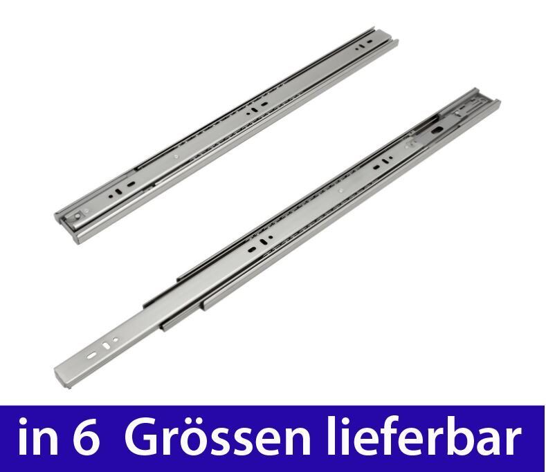 MONTERAL Schubladenschienen 182mm - Kugelgelagerte Teleskopschienen Für 10kg Tragkraft