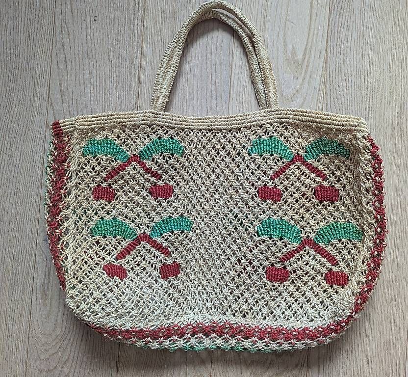 Taschen: Jute Tasche geknüpft – Gebraucht aus Seuzach von louisa.