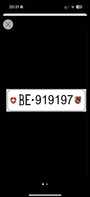 Insegne: Kontrollschild BE 919197 – Usato da Ostermundigen venduto da Mattuca1