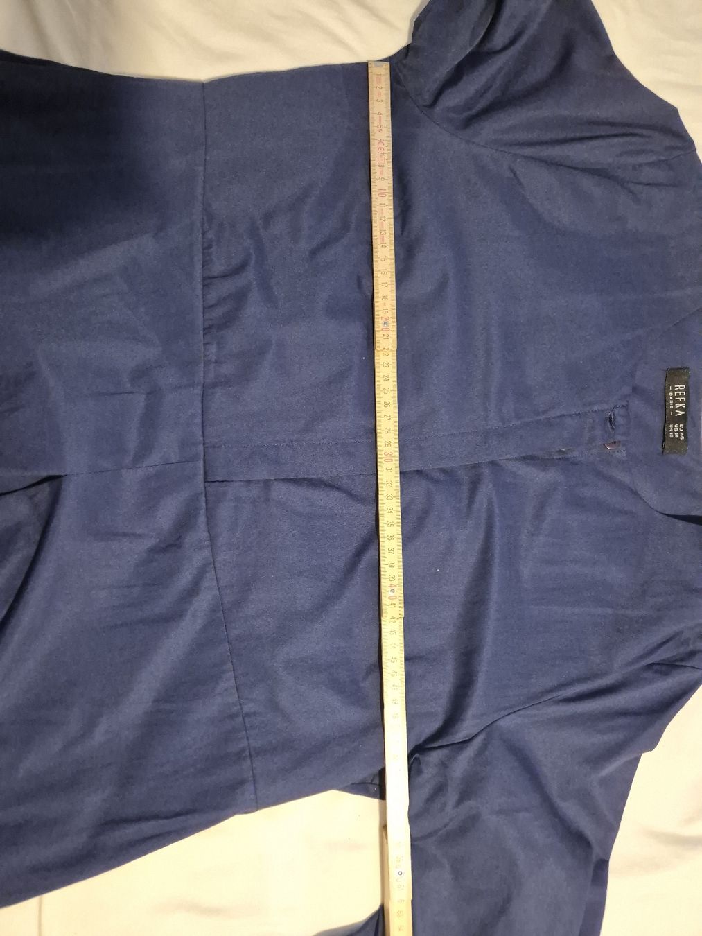 Vestiti: Kleid Refka Basic blau Baumwollmix Grösse 46 neuwertig – Usato da Zürich venduto da Drago670 4