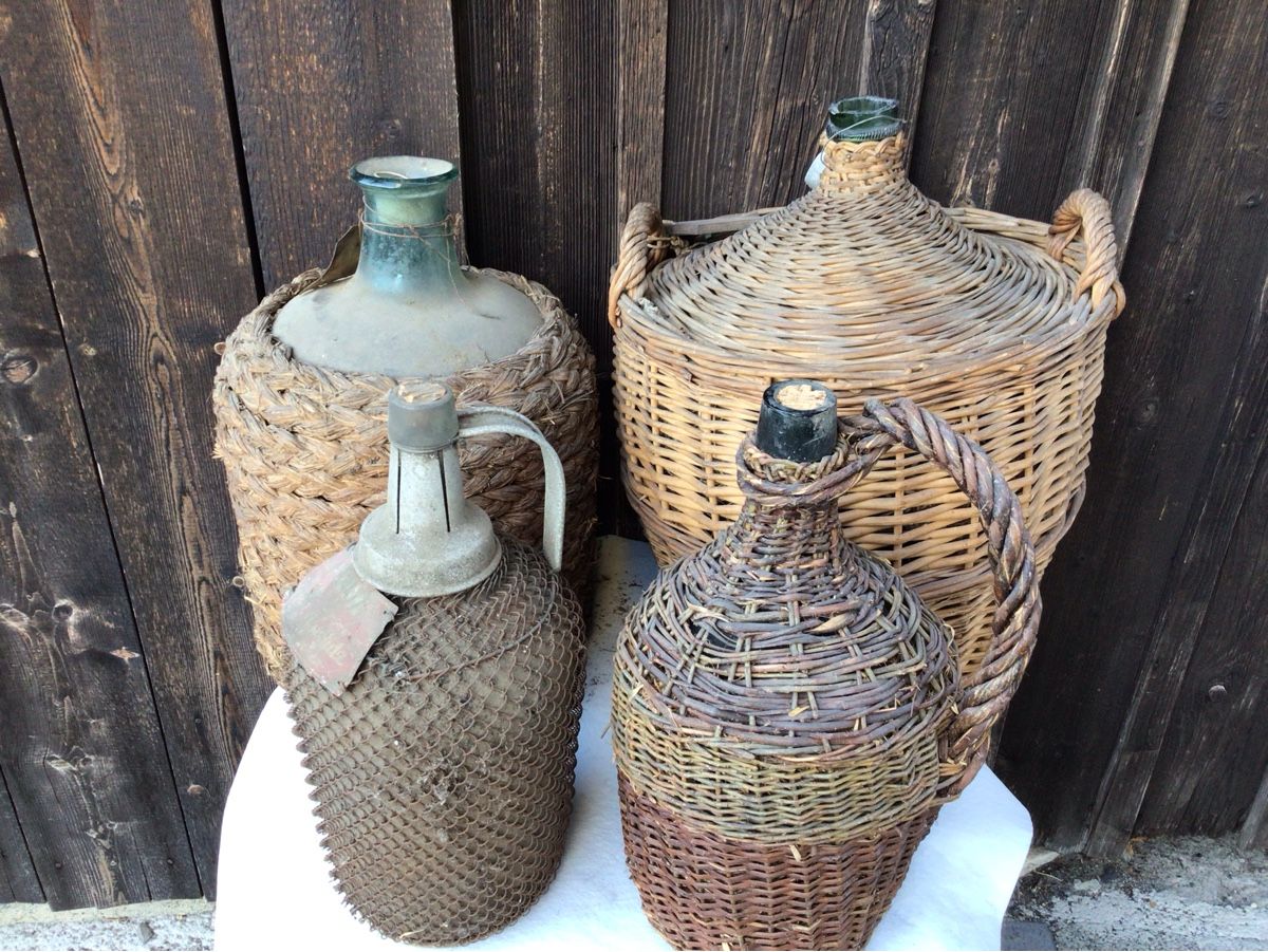 Bottiglie: Korbflaschen/ Schnapsflaschen – Usato da Steinen venduto da thombrus