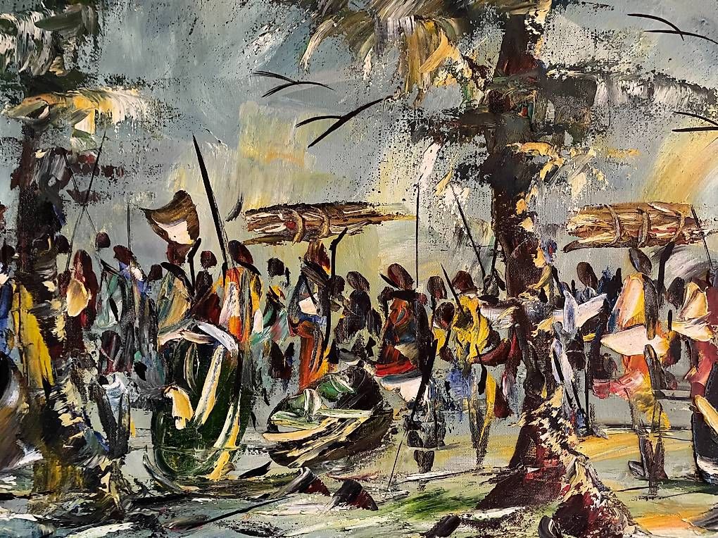 Dipinti: Taleau africain. – Usato da Yvonand venduto da Musicman5 1
