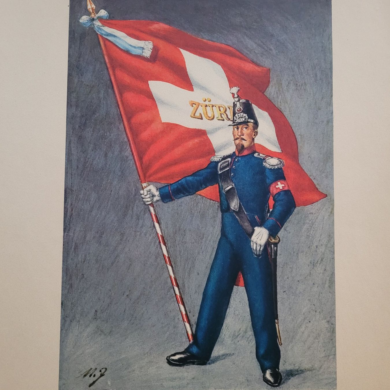 Poster & Bilder: Eidg. Bannerträger 1852/1912/1939 - Moritz Jacobson – Gebraucht aus Unterstammheim von Dolosprint80 1