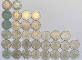 33 x 2 Franken Silbermünzen, Silberwert ca. CHF 220.-