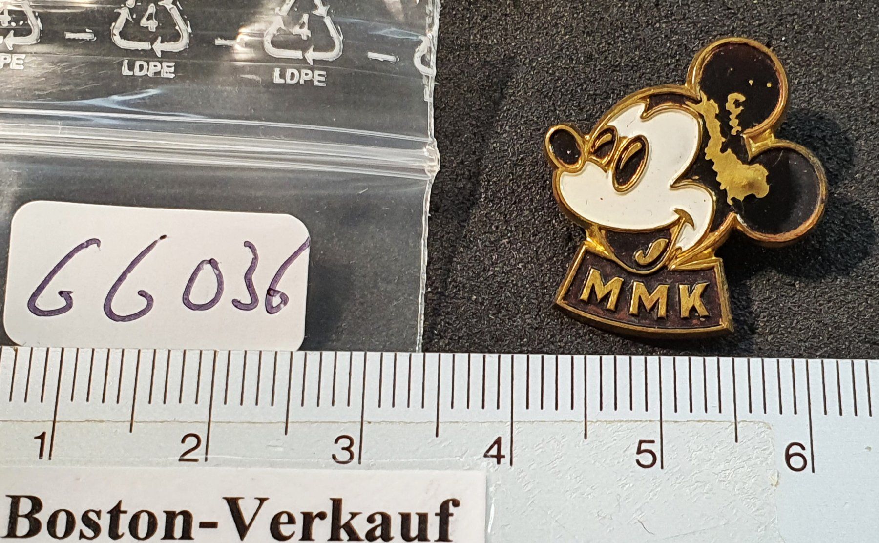 Disney Placchette & Badge: GG036 - Alte Brosche Walt Disney MMK Mickey Mouse – Usato da Reinach BL venduto da Boston-Verkauf 3